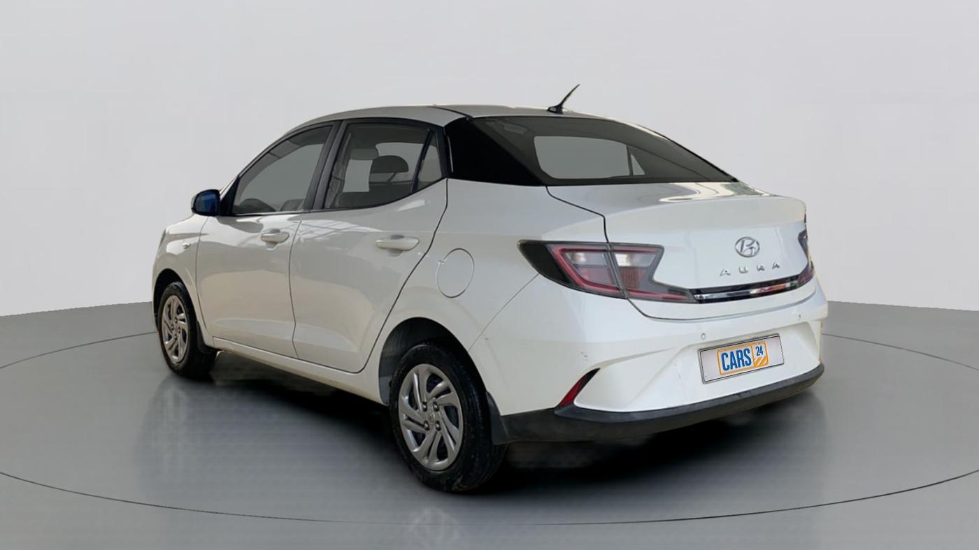 2021 Hyundai AURA S 1.2 CNG, CNG, Manual, 76,518 km, Left Back Diagonal