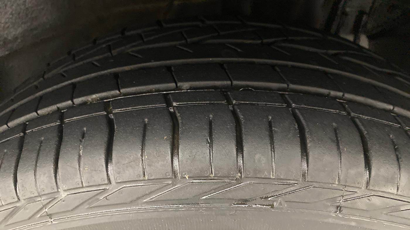 2021 Tata NEXON XMA PETROL, Petrol, Automatic, 11,395 km, Left Rear Tyre Tread
