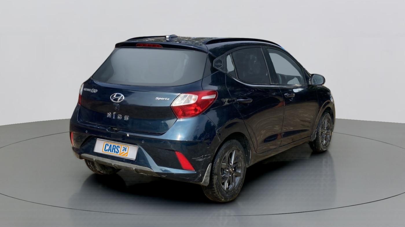 2021 Hyundai GRAND I10 NIOS SPORTZ 1.2 KAPPA VTVT, Petrol, Manual, 6,858 km, Right Back Diagonal