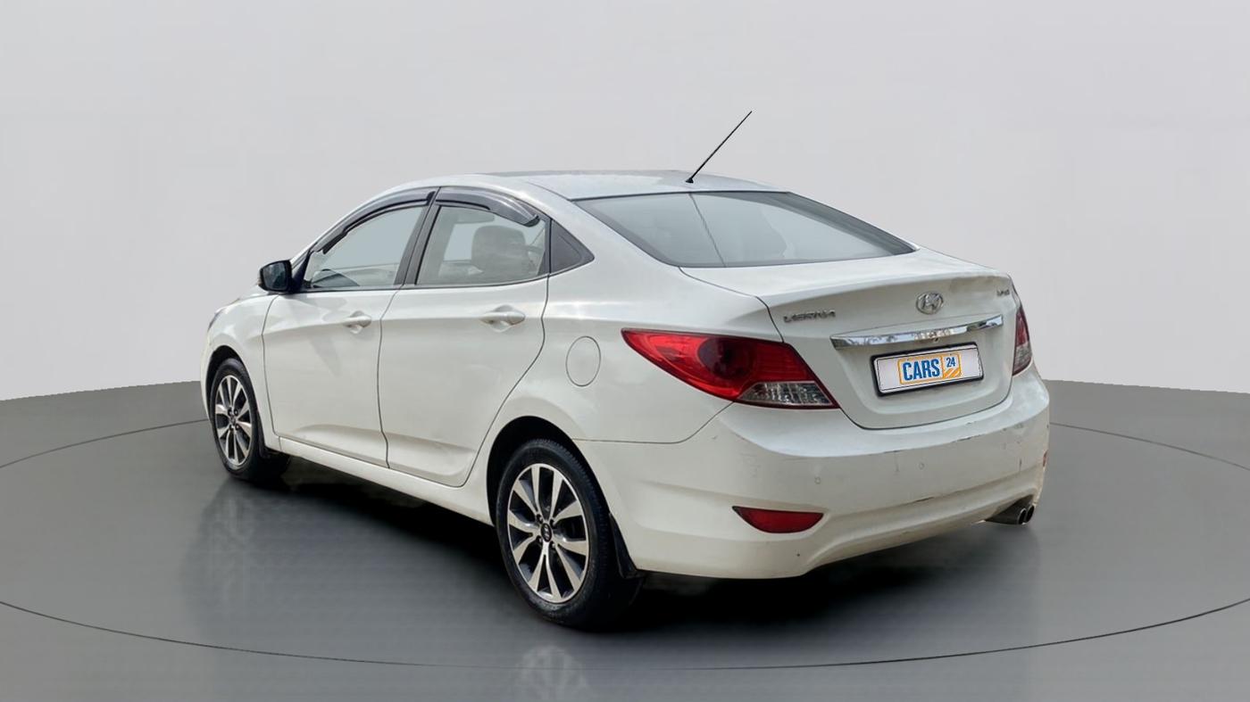 2013 Hyundai Verna FLUIDIC 1.6 VTVT SX, Petrol, Manual, 40,729 km, Left Back Diagonal