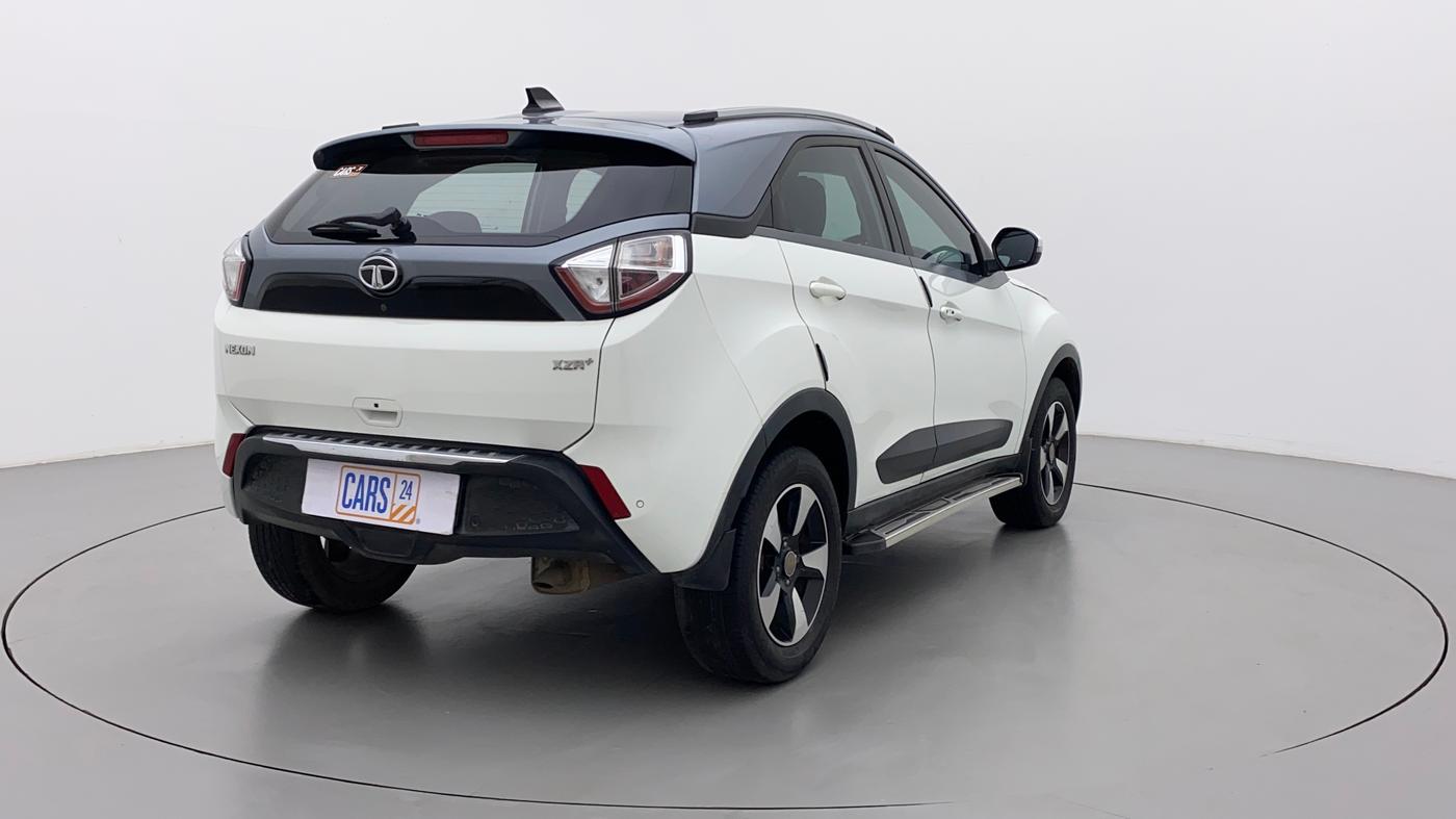 2019 Tata NEXON XZA PLUS PETROL DUAL TONE, Petrol, Automatic, 57,761 km, Right Back Diagonal