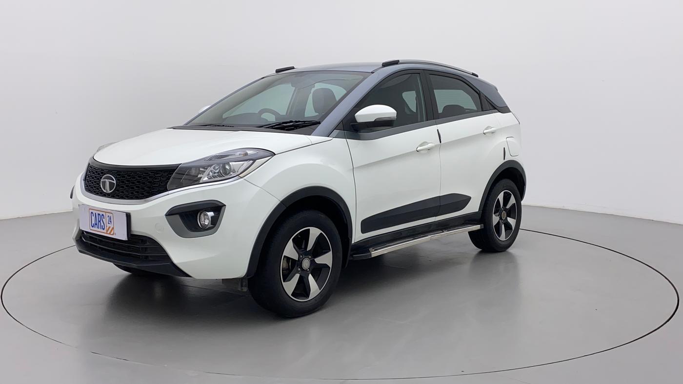 2019 Tata NEXON XZA PLUS PETROL DUAL TONE, Petrol, Automatic, 57,761 km, Left Front Diagonal