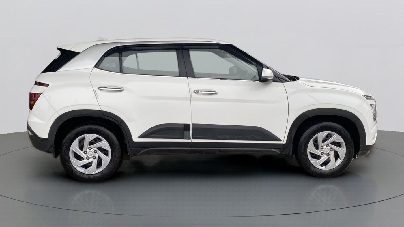 2021 Hyundai Creta E 1.5 PETROL, Petrol, Manual, 23,860 km, Right Side View
