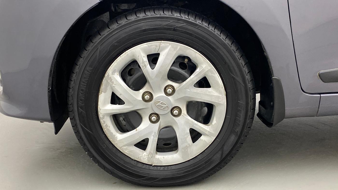 2017 Hyundai Grand i10 SPORTZ (O) 1.2 KAPPA VTVT, Petrol, Manual, 63,134 km, Left Front Wheel