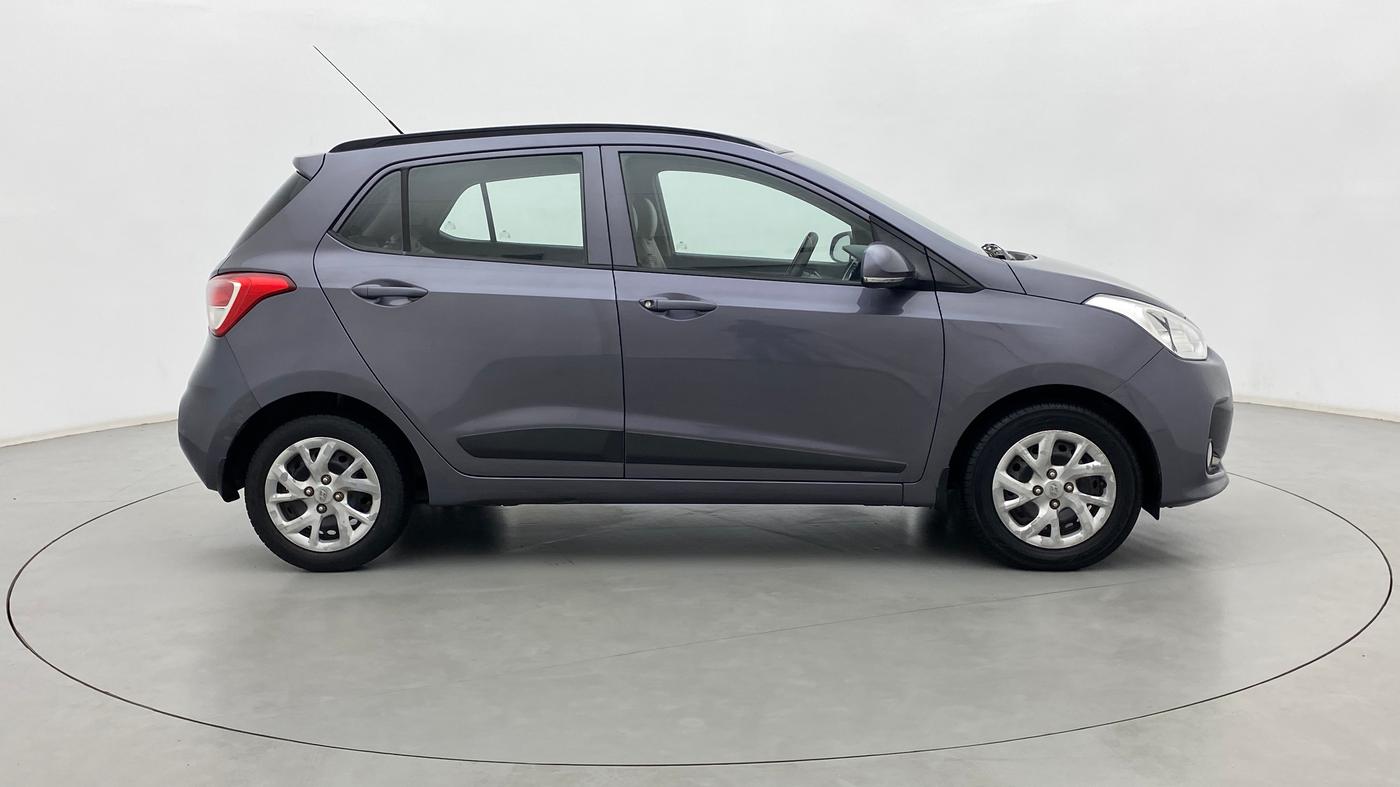 2017 Hyundai Grand i10 SPORTZ (O) 1.2 KAPPA VTVT, Petrol, Manual, 63,134 km, Right Side View