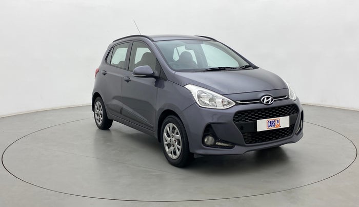 2017 Hyundai Grand i10 SPORTZ (O) 1.2 KAPPA VTVT, Petrol, Manual, 63,134 km, Right Front Diagonal