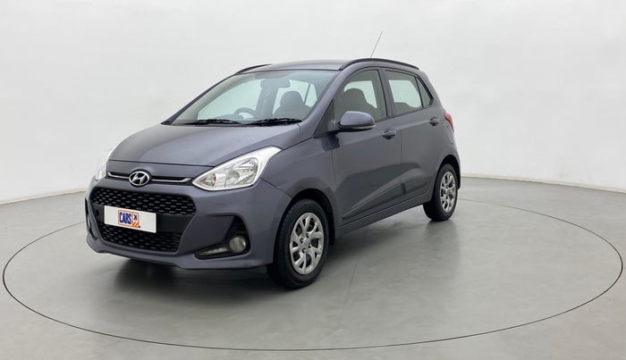 2017 Hyundai Grand i10 SPORTZ (O) 1.2 KAPPA VTVT, Petrol, Manual, 63,134 km, Left Front Diagonal