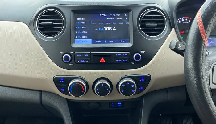 2017 Hyundai Grand i10 SPORTZ (O) 1.2 KAPPA VTVT, Petrol, Manual, 63,134 km, Air Conditioner