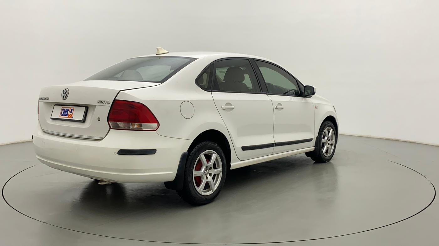 2013 Volkswagen Vento HIGHLINE PETROL AT, Petrol, Automatic, 70,819 km, Right Back Diagonal