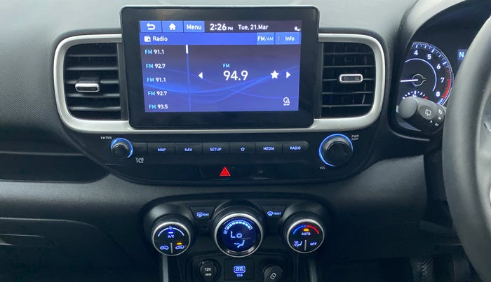 2021 Hyundai VENUE SX 1.0 (O) TURBO IMT, Petrol, Manual, 7,188 km, Air Conditioner