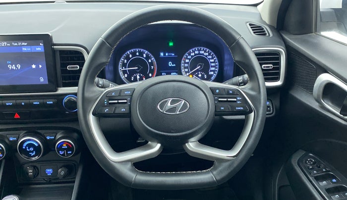2021 Hyundai VENUE SX 1.0 (O) TURBO IMT, Petrol, Manual, 7,188 km, Steering Wheel Close Up