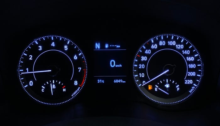 2021 Hyundai VENUE SX 1.0 (O) TURBO IMT, Petrol, Manual, 7,188 km, Odometer Image
