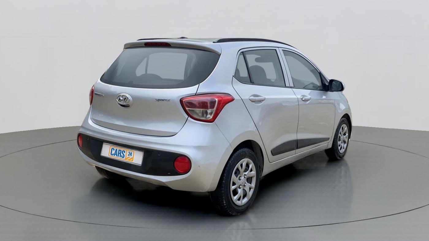 2018 Hyundai Grand i10 SPORTZ 1.2 KAPPA VTVT, Petrol, Manual, 73,914 km, Right Back Diagonal