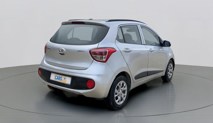 2018 Hyundai Grand i10 SPORTZ 1.2 KAPPA VTVT, Petrol, Manual, 73,914 km, Right Back Diagonal