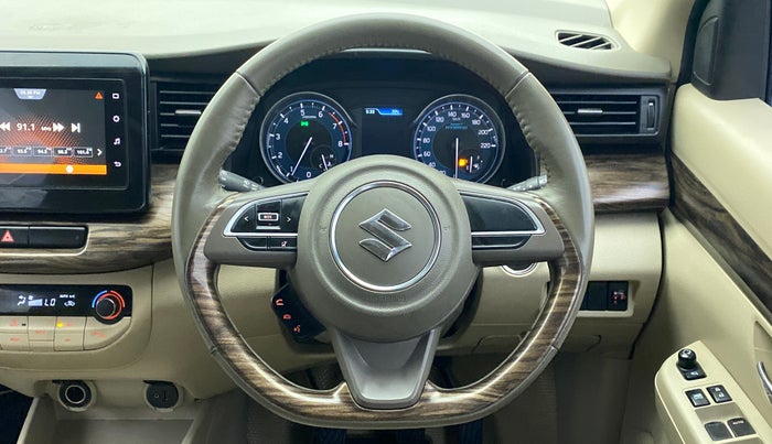 2021 Maruti Ertiga ZXI+ SHVS, Petrol, Manual, 77,429 km, Steering Wheel Close Up