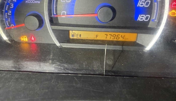 2014 Maruti Wagon R Stingray VXI, Petrol, Manual, 78,326 km, Instrument cluster - Glass has scratches