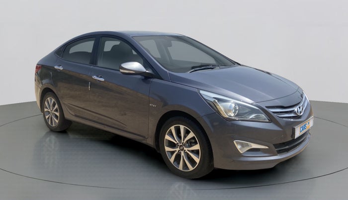2015 Hyundai Verna FLUIDIC 4S 1.6 VTVT S(O), Petrol, Manual, 92,968 km, Right Front Diagonal