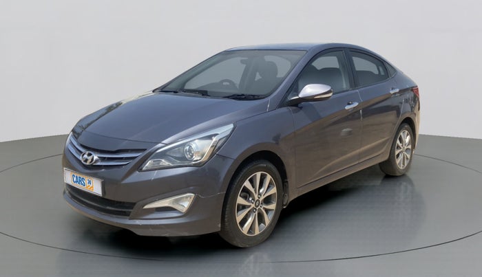 2015 Hyundai Verna FLUIDIC 4S 1.6 VTVT S(O), Petrol, Manual, 92,968 km, Left Front Diagonal