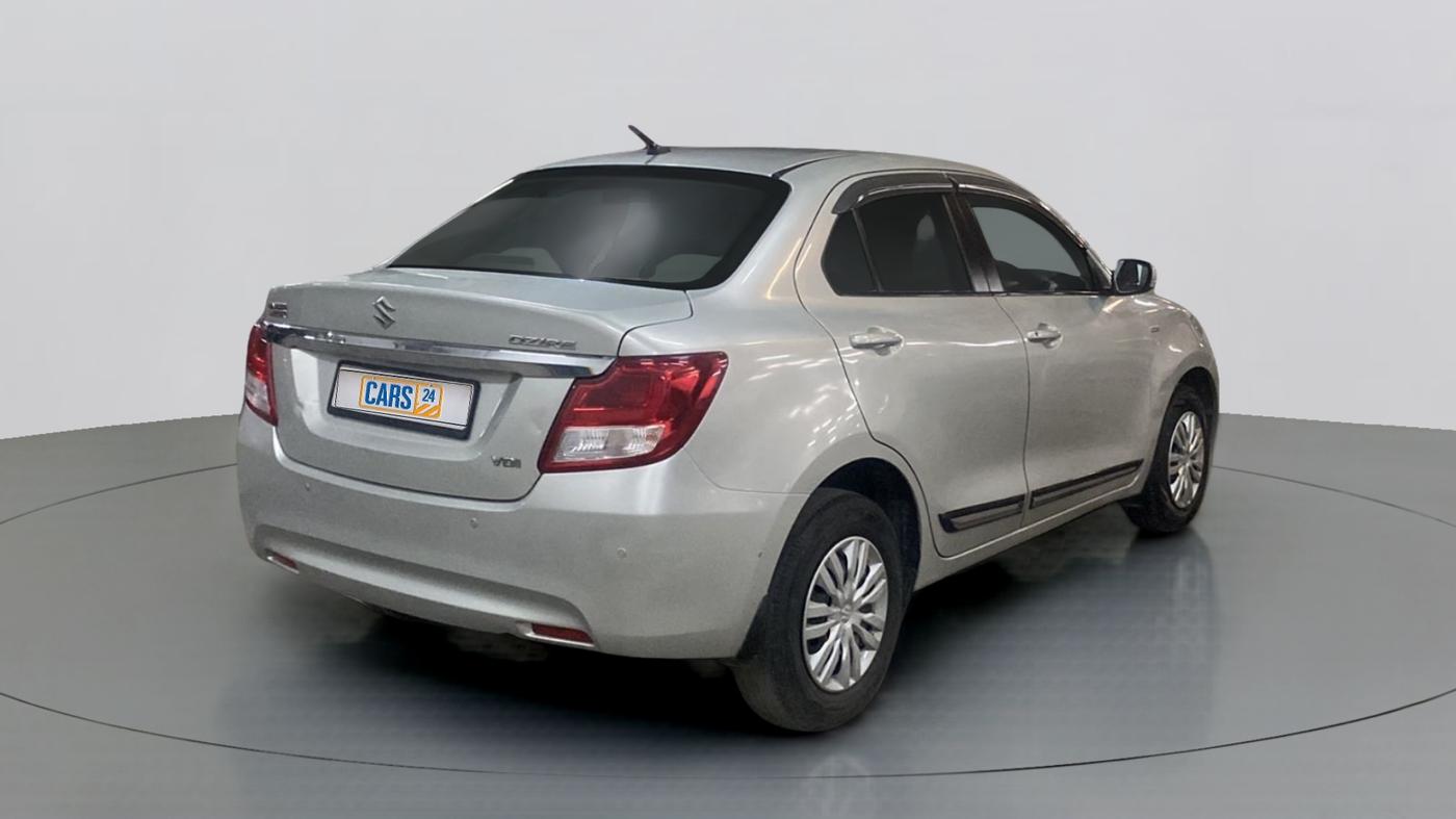 2017 Maruti Dzire VDI, Diesel, Manual, 70,599 km, Right Back Diagonal