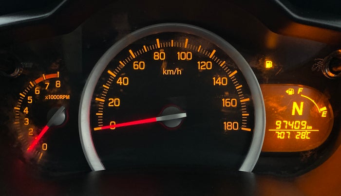 2017 Maruti Celerio VXI AMT (O), Petrol, Automatic, 97,445 km, Odometer Image