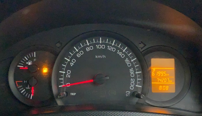 2015 Maruti Swift LXI (O), CNG, Manual, 74,392 km, Odometer Image