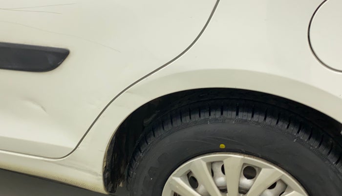 2015 Maruti Swift LXI (O), CNG, Manual, 74,392 km, Left quarter panel - Slightly dented