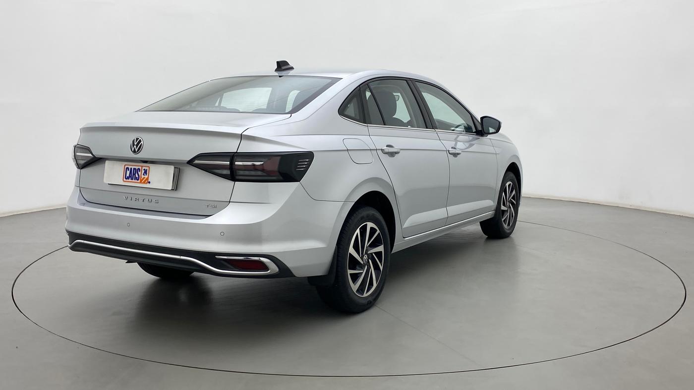 2022 Volkswagen VIRTUS TOPLINE TSI 1.0 MT, Petrol, Manual, 9,232 km, Right Back Diagonal