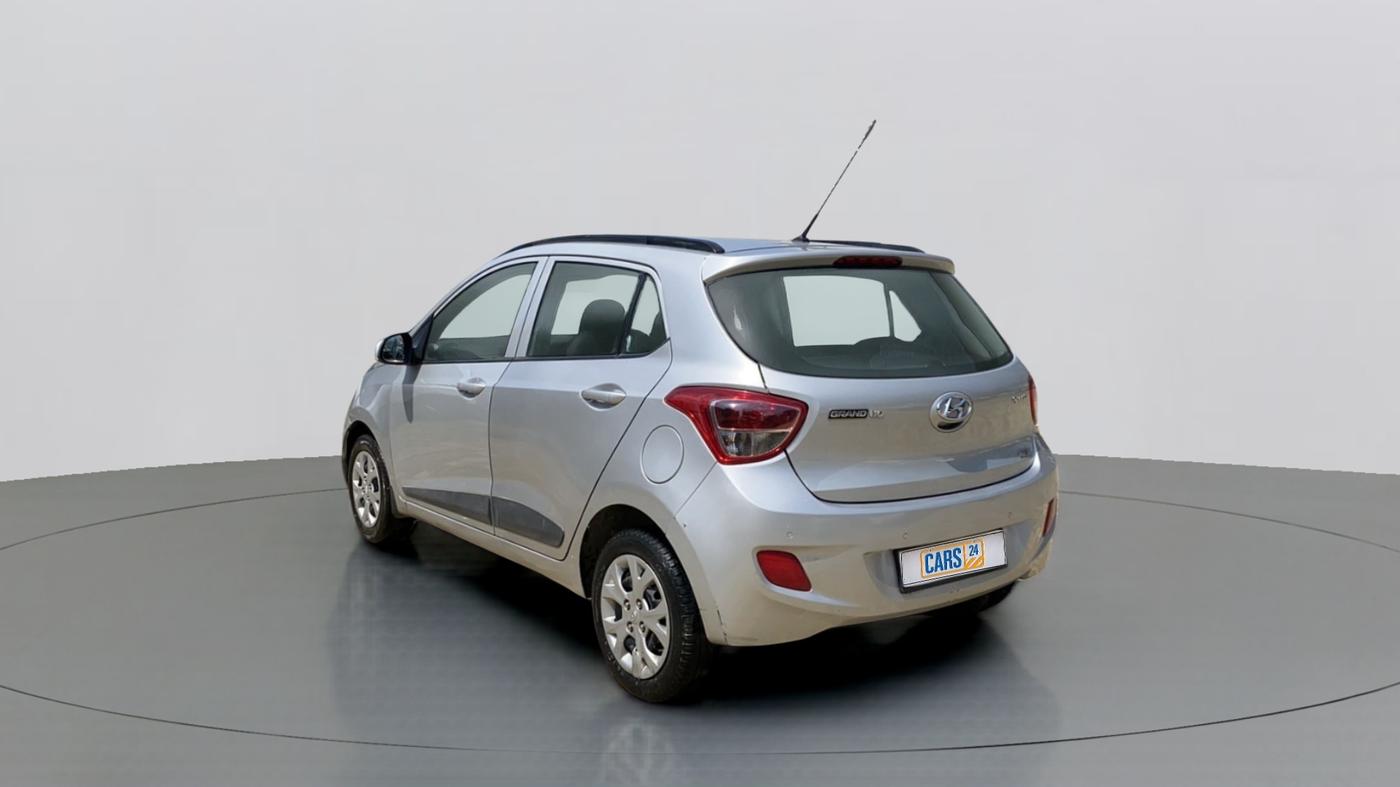 2015 Hyundai Grand i10 SPORTZ 1.2 KAPPA VTVT, Petrol, Manual, 30,152 km, Left Back Diagonal