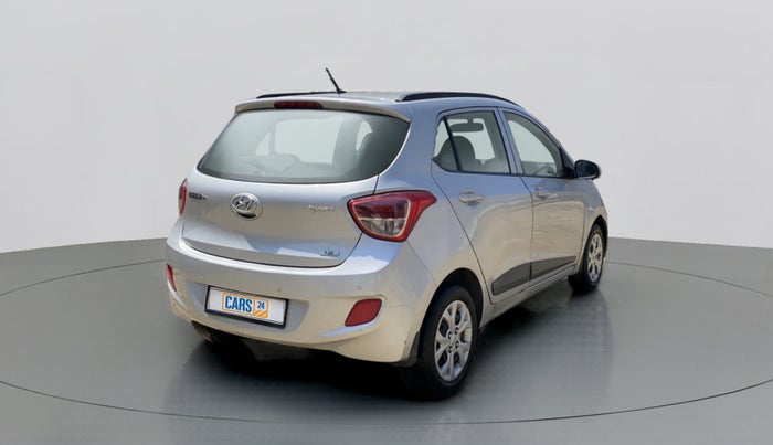 2015 Hyundai Grand i10 SPORTZ 1.2 KAPPA VTVT, Petrol, Manual, 30,152 km, Right Back Diagonal