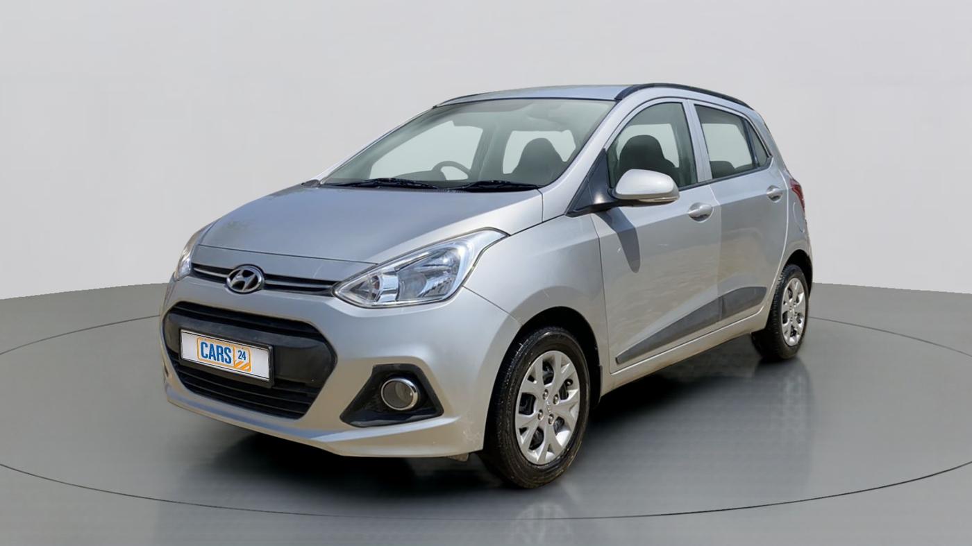 2015 Hyundai Grand i10 SPORTZ 1.2 KAPPA VTVT, Petrol, Manual, 30,152 km, Left Front Diagonal