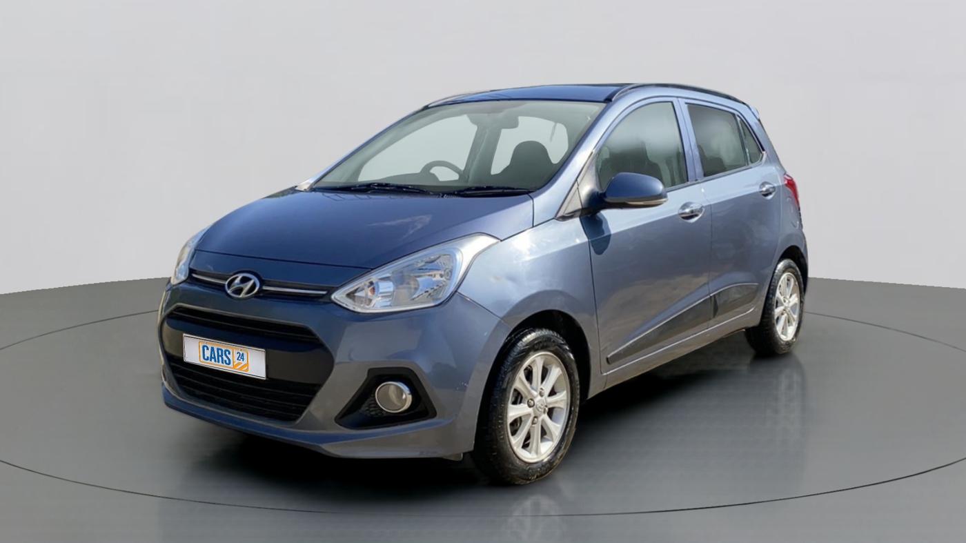 2014 Hyundai Grand i10 ASTA AT 1.2 KAPPA VTVT, Petrol, Automatic, 40,205 km, Left Front Diagonal
