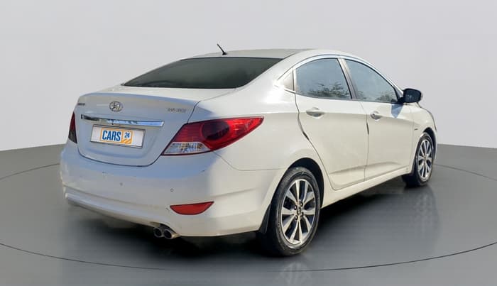 2013 Hyundai Verna FLUIDIC 1.6 VTVT SX, Petrol, Manual, 45,385 km, Right Back Diagonal