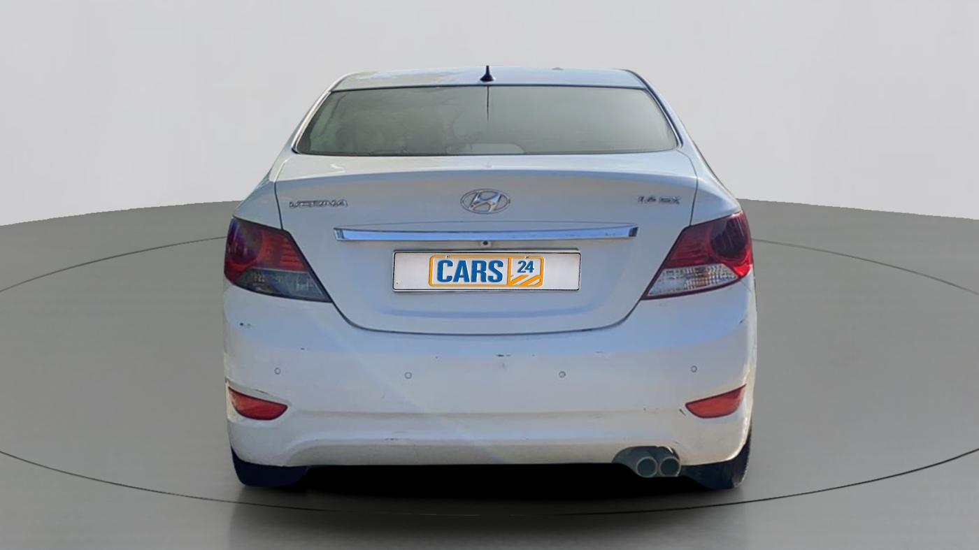 2013 Hyundai Verna FLUIDIC 1.6 VTVT SX, Petrol, Manual, 45,385 km, Back/Rear