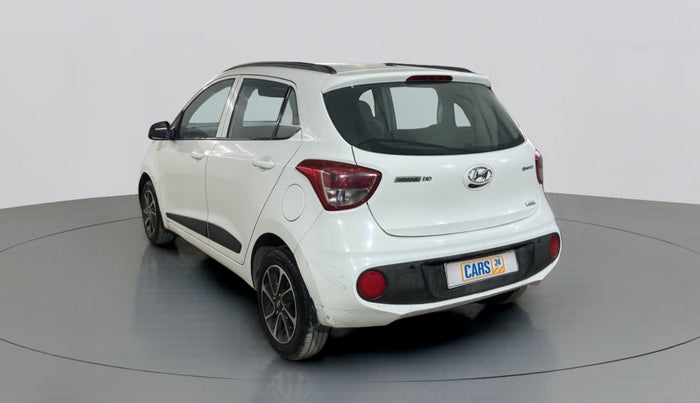 2018 Hyundai Grand i10 SPORTZ (O) AT 1.2 KAPPA VTVT, Petrol, Automatic, 56,054 km, Left Back Diagonal