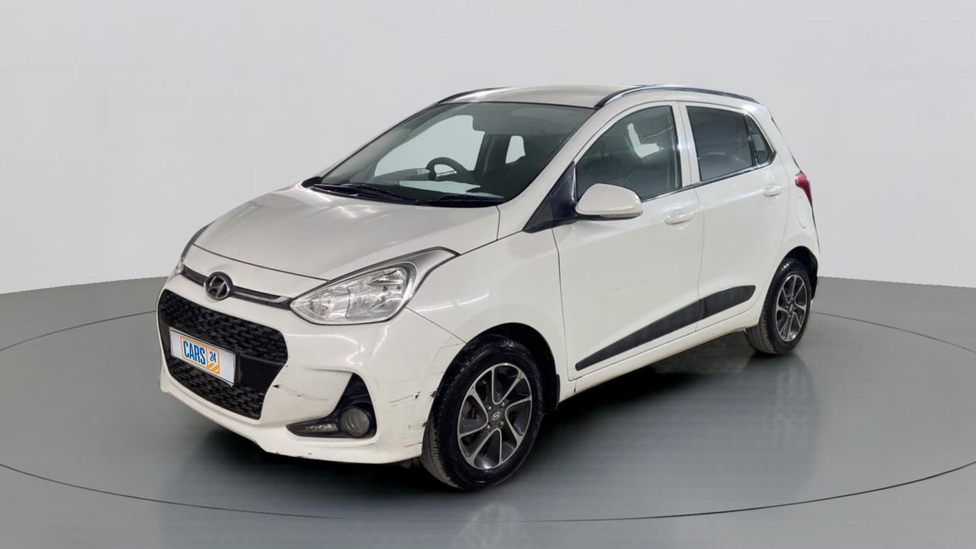 2018 Hyundai Grand i10 SPORTZ (O) AT 1.2 KAPPA VTVT, Petrol, Automatic, 56,054 km, Left Front Diagonal