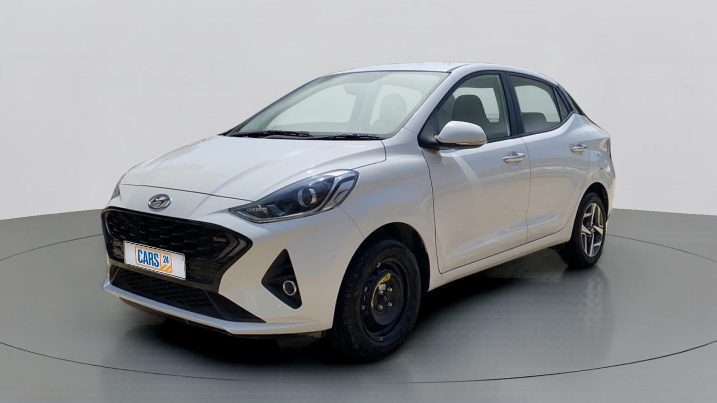 2020 Hyundai AURA SX+ 1.0 TURBO GDI MT, Petrol, Manual, 882 km, Left Front Diagonal
