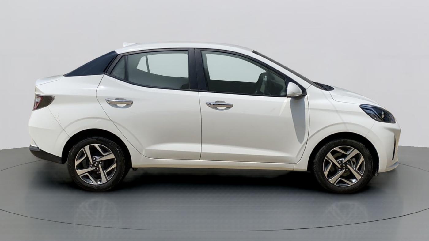 2020 Hyundai AURA SX+ 1.0 TURBO GDI MT, Petrol, Manual, 882 km, Right Side View