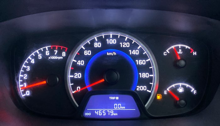 2017 Hyundai Grand i10 SPORTZ (O) 1.2 KAPPA VTVT, Petrol, Manual, 46,579 km, Odometer Image
