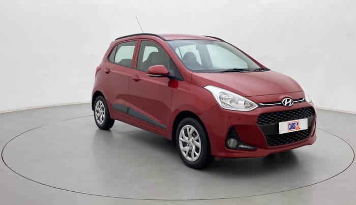 2017 Hyundai Grand i10 SPORTZ (O) 1.2 KAPPA VTVT, Petrol, Manual, 46,579 km, Right Front Diagonal