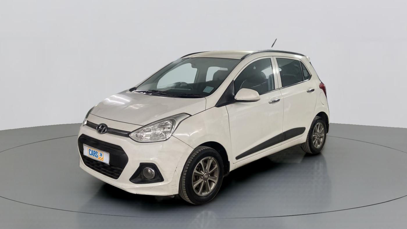 2015 Hyundai Grand i10 ASTA 1.2 KAPPA VTVT, Petrol, Manual, 53,734 km, Left Front Diagonal