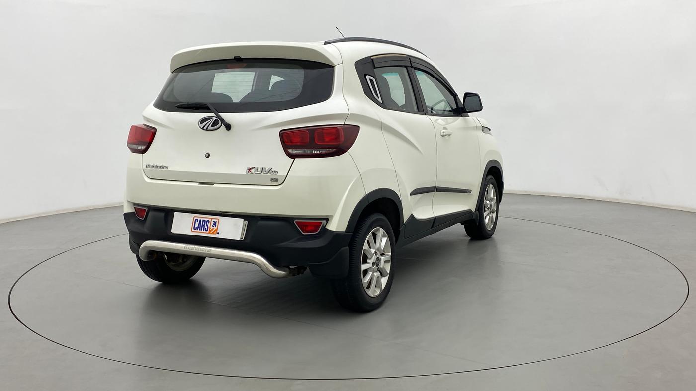 2017 Mahindra Kuv100 K8 6 STR, Petrol, Manual, 25,474 km, Right Back Diagonal