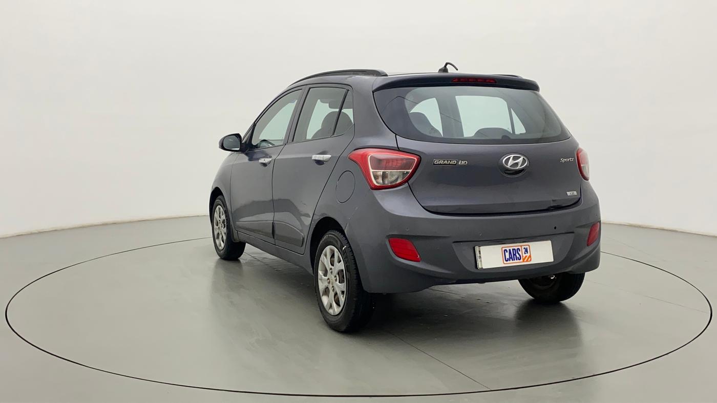 2014 Hyundai Grand i10 SPORTZ 1.2 KAPPA VTVT, Petrol, Manual, 77,919 km, Left Back Diagonal