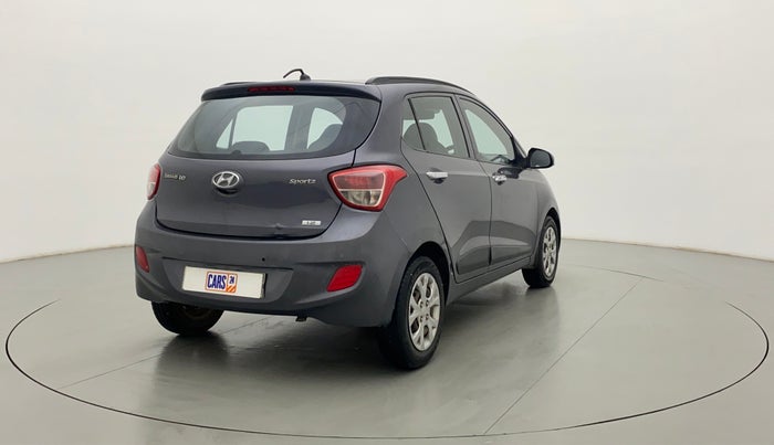 2014 Hyundai Grand i10 SPORTZ 1.2 KAPPA VTVT, Petrol, Manual, 77,919 km, Right Back Diagonal