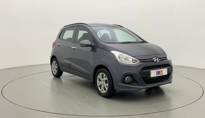 2014 Hyundai Grand i10 SPORTZ 1.2 KAPPA VTVT, Petrol, Manual, 77,919 km, Right Front Diagonal