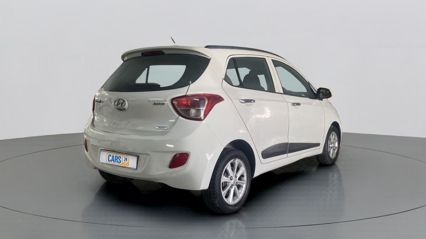 2016 Hyundai Grand i10 ASTA AT 1.2 KAPPA VTVT, Petrol, Automatic, 72,842 km, Right Back Diagonal