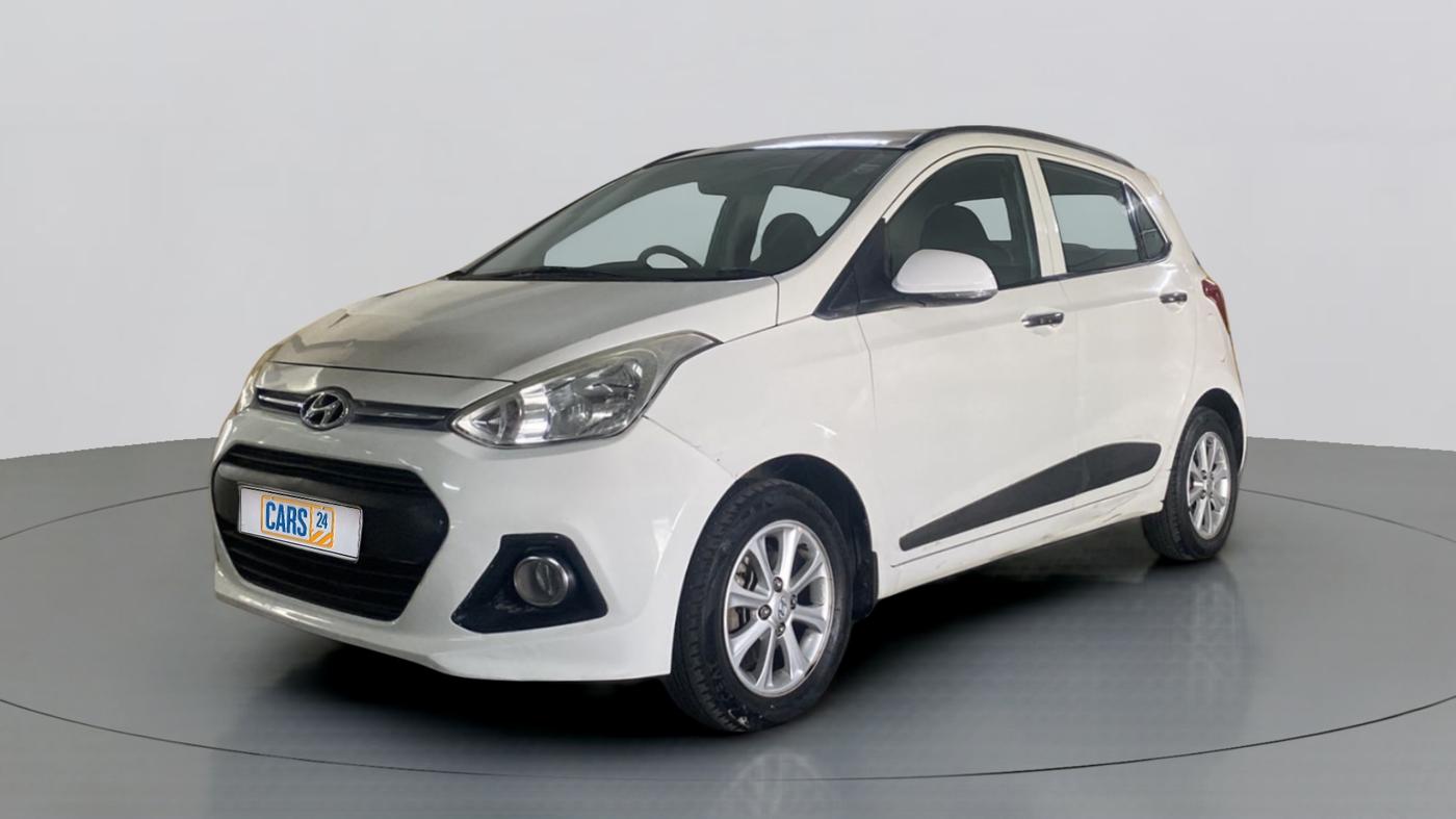 2016 Hyundai Grand i10 ASTA AT 1.2 KAPPA VTVT, Petrol, Automatic, 72,842 km, Left Front Diagonal