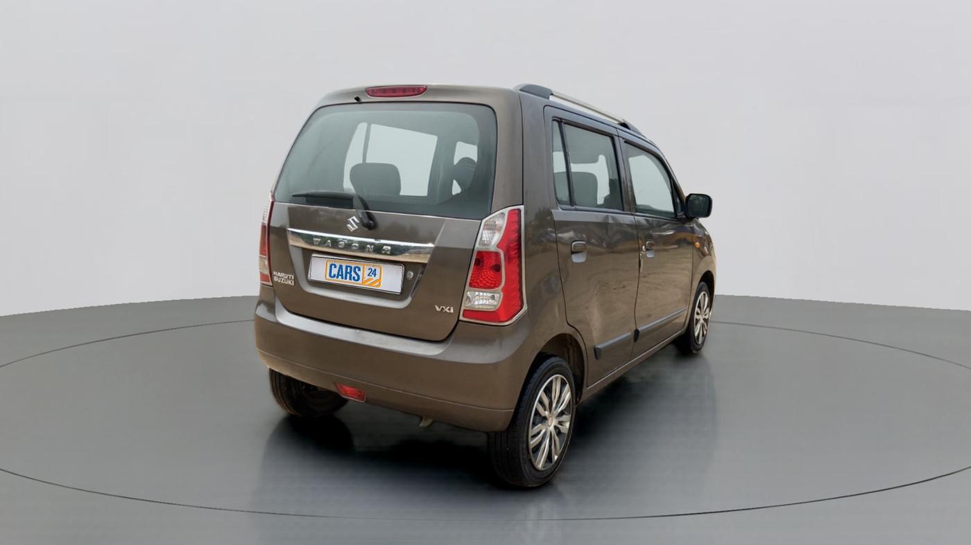 2012 Maruti Wagon R 1.0 VXI, Petrol, Manual, 93,454 km, Right Back Diagonal