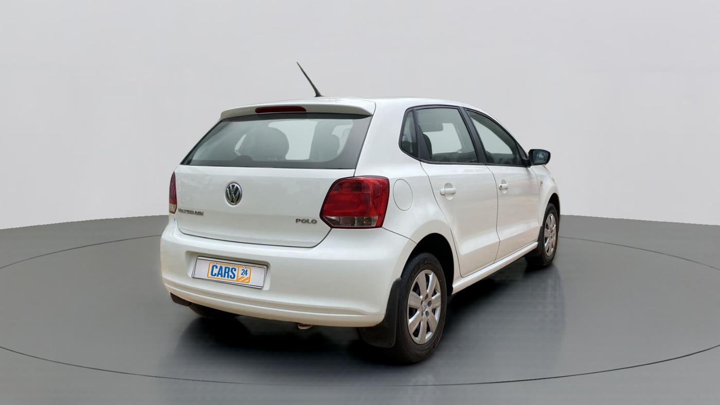 2012 Volkswagen Polo TRENDLINE 1.2L PETROL, Petrol, Manual, 80,664 km, Right Back Diagonal