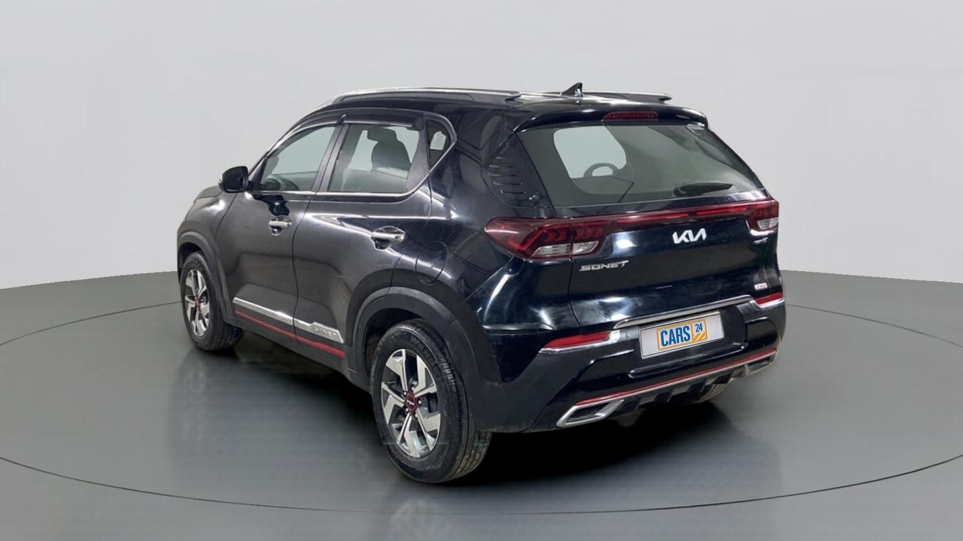 2021 KIA SONET GTX PLUS 1.0 DCT, Petrol, Automatic, 25,964 km, Left Back Diagonal
