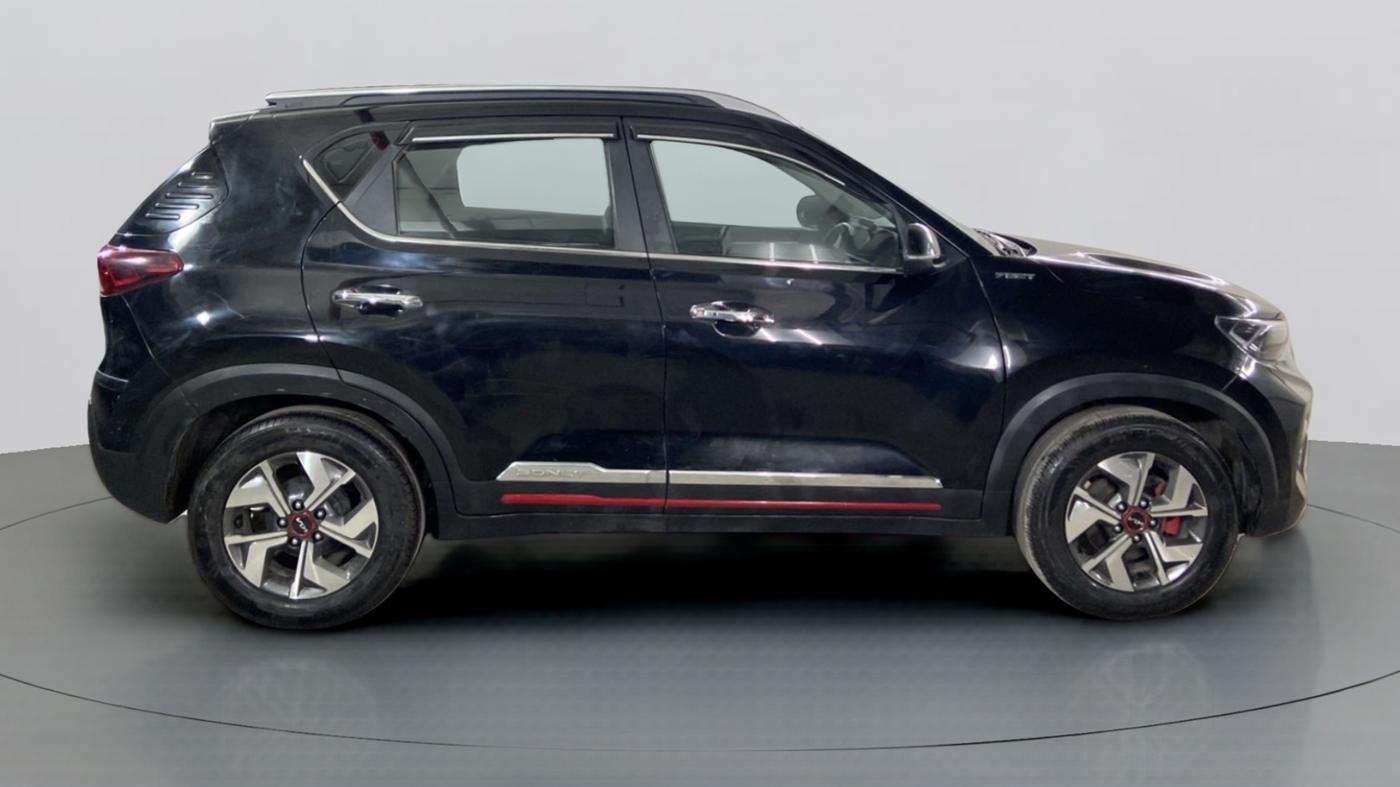 2021 KIA SONET GTX PLUS 1.0 DCT, Petrol, Automatic, 25,964 km, Right Side View